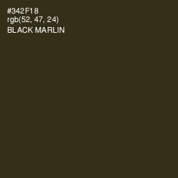 #342F18 - Black Marlin Color Image